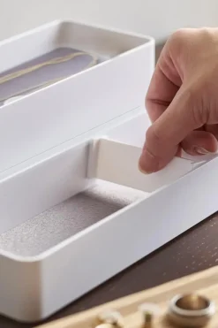 Rin korurasia valkoinen 3-osainen Säilytyslaatikot, -lokerikot Ja -telineet|Korit Ja Rasiat