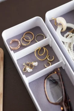 Rin korurasia valkoinen 3-osainen Säilytyslaatikot, -lokerikot Ja -telineet|Korit Ja Rasiat