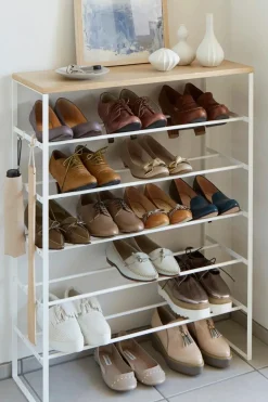 Yamazaki Hyllyt, Kaapit Ja Lipastot<Tower kenkähylly 87x66x25 cm, valkoinen