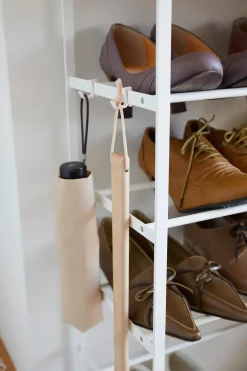 Yamazaki Hyllyt, Kaapit Ja Lipastot<Tower kenkähylly 87x66x25 cm, valkoinen