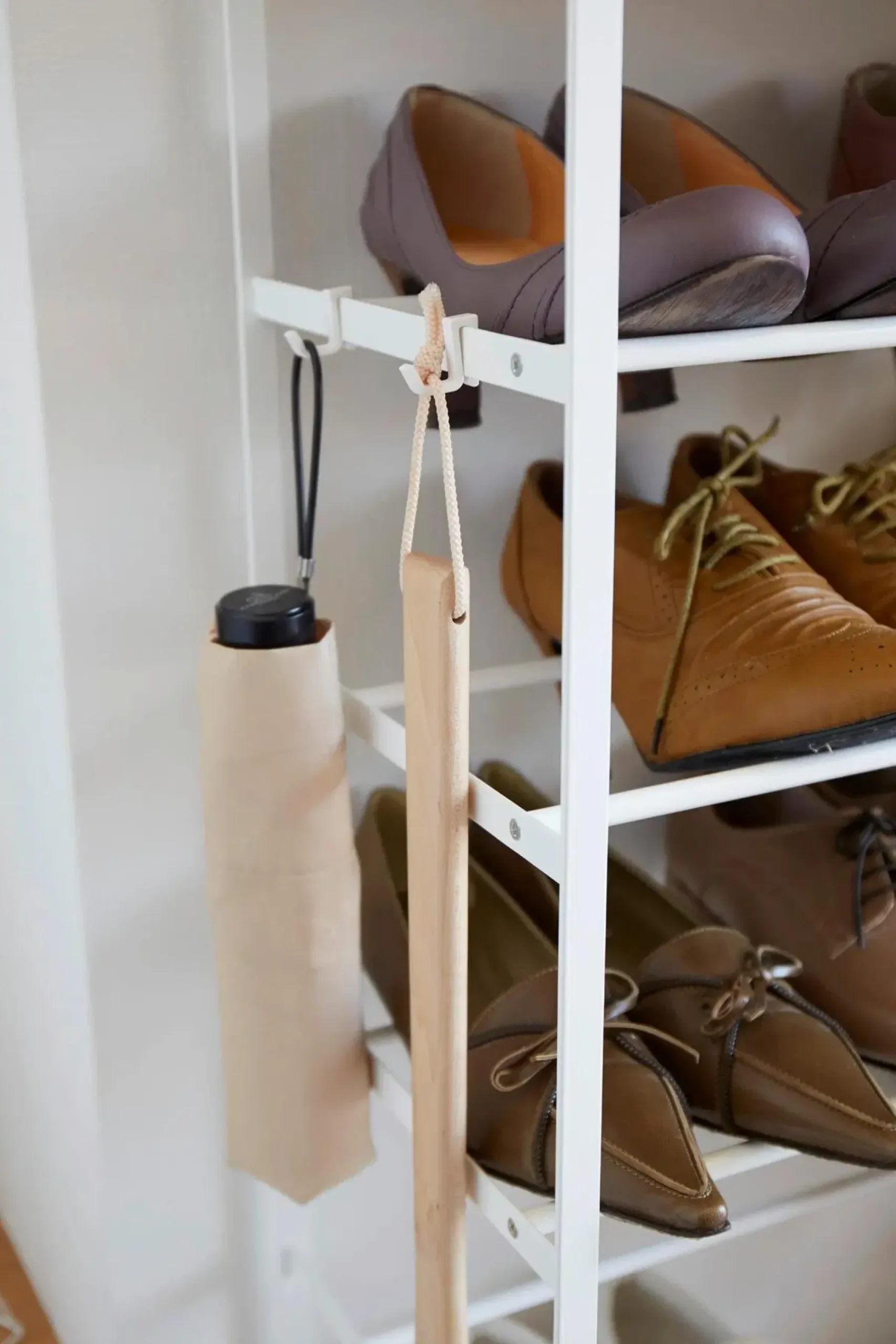 Yamazaki Hyllyt, Kaapit Ja Lipastot<Tower kenkähylly 87x66x25 cm, valkoinen