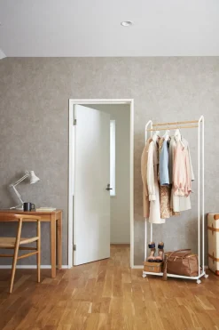 Hot Tower vaaterekki pyörillä, valkoinen Muut Kalusteet