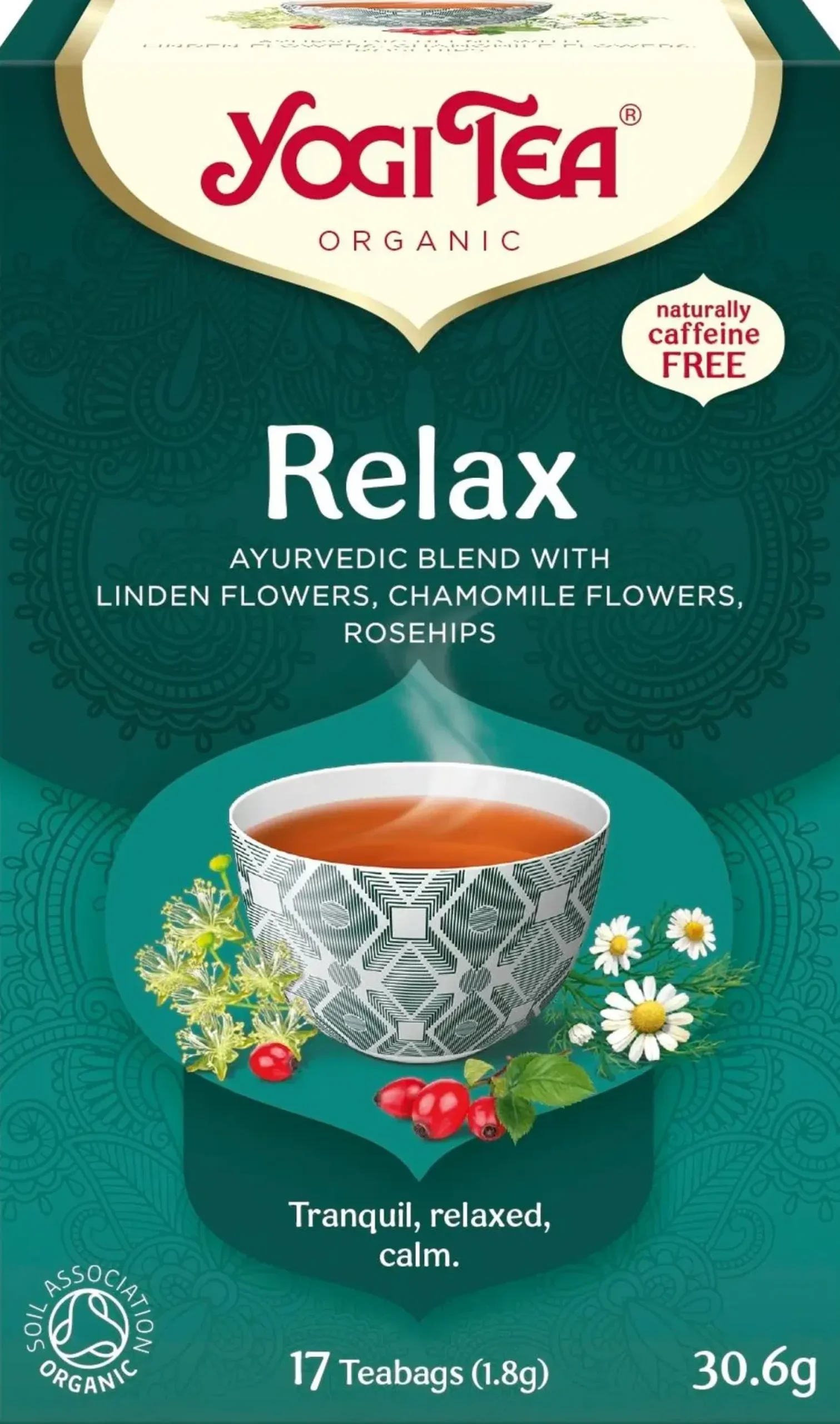 YOGI TEA Juomat<Luomu Relax Yrtti-maustetee Ayurvedinen 17x1,8g