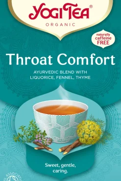 Hot Luomu Throat Comfort Yrtti-maustetee Ayurvedinen 17x1,9g Juomat