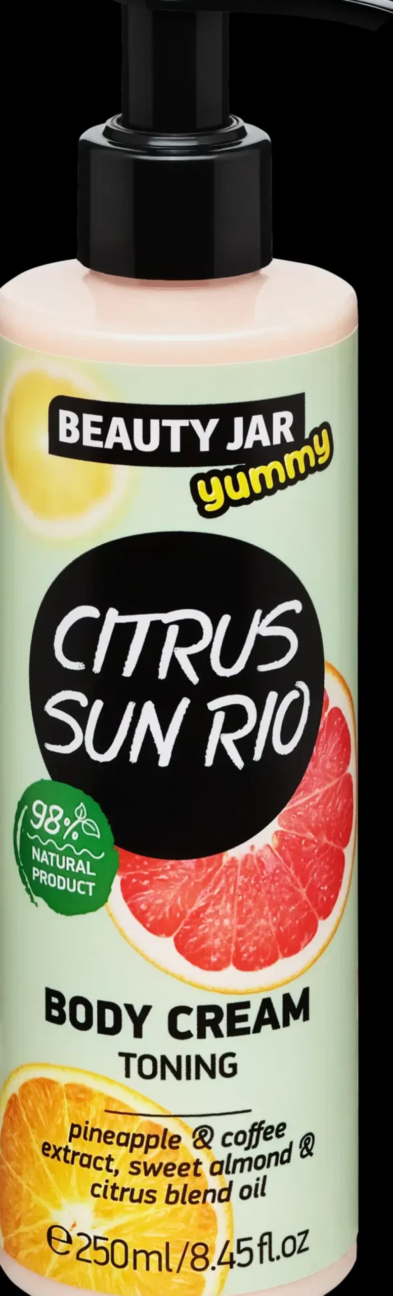 Beauty Jar Vartalonhoito<Yummy! Citrus Sun Rio kiinteyttävä vartalovoide 250 g