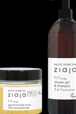 Ziaja Vartalonhoito|Kylmägeelit Ja Hoitosalvat<Baltic Home Spa Fit vartalokuorinta + 3in1 suihkugeeli setti