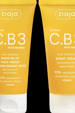 Ziaja Kasvojenhoito<C.B3-vitamiini päivävoide + yövoide-naamio 100 ml
