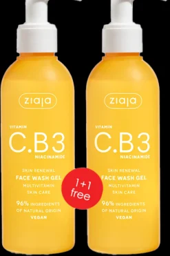 Ziaja Kasvojenhoito<C.B3-vitamiini puhdistusgeeli 2x190 ml