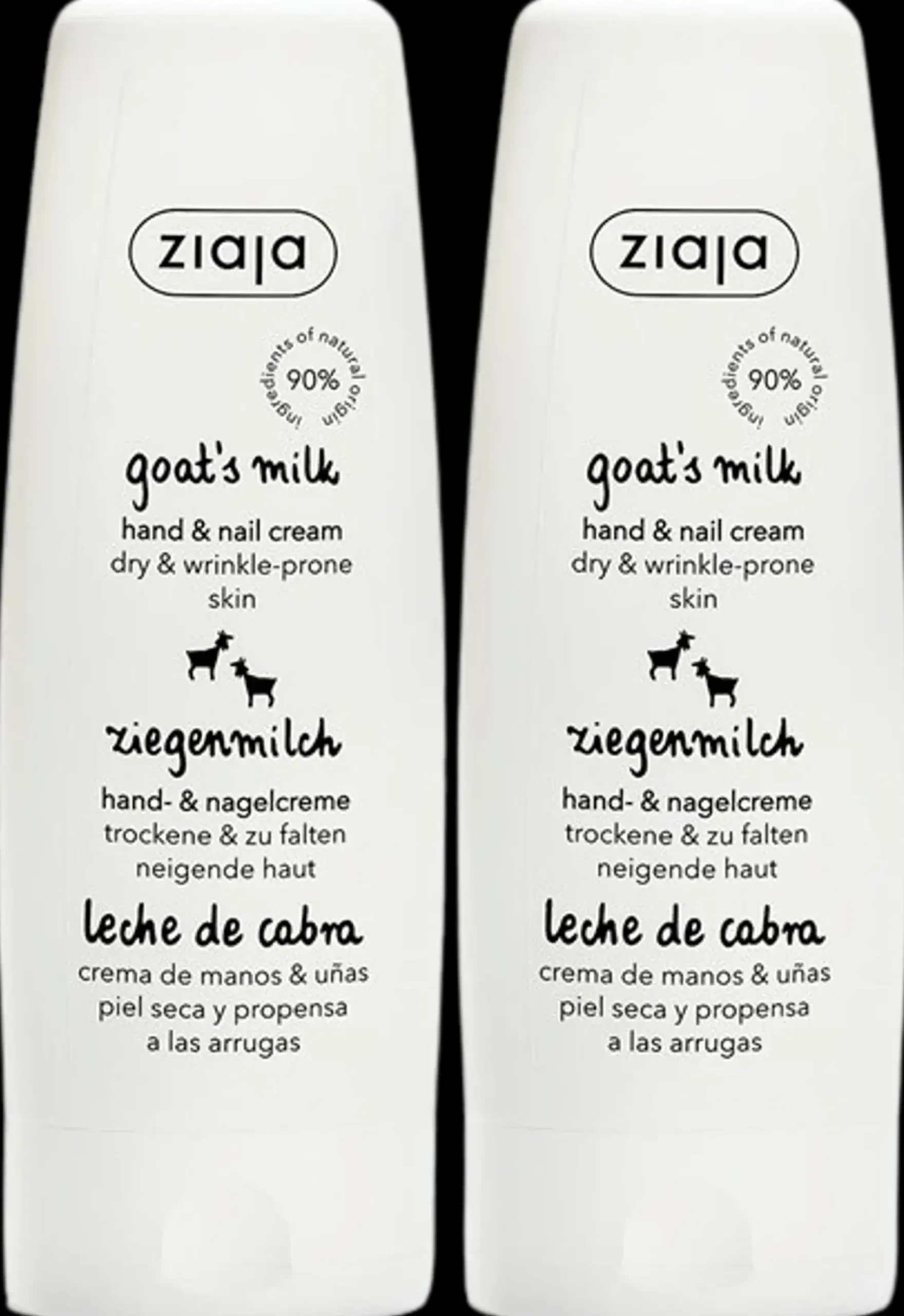 Ziaja Käsienhoito<vuohenmaito silottava käsivoide tupla 80+80ml