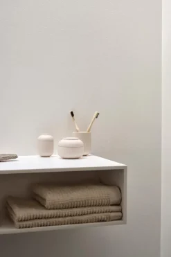 Clearance Sensu kannellinen purkki 6,5x9cm sand Muut Kylpyhuonetarvikkeet